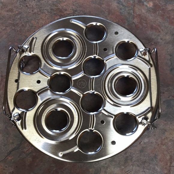 New Quick Cooker Stackable Steaming Rack Set - Picture 2 of 3